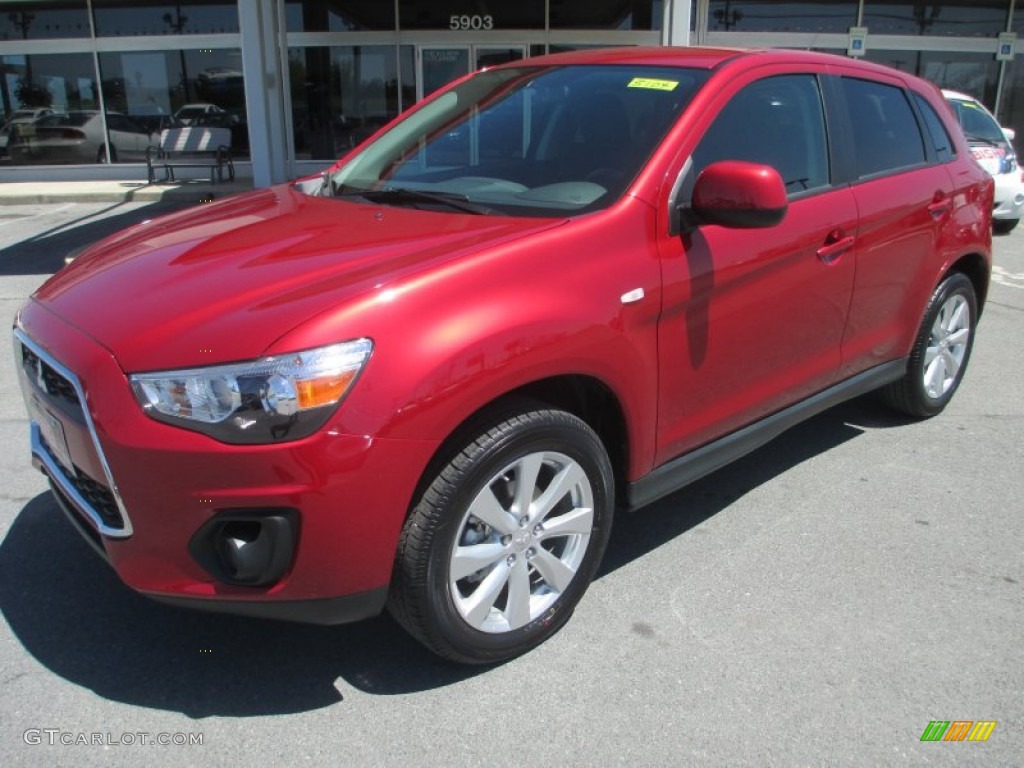 Rally Red Metallic 2013 Mitsubishi Outlander Sport ES Exterior Photo #80584693