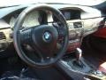 2009 BMW 3 Series Coral Red/Black Dakota Leather Interior Dashboard Photo