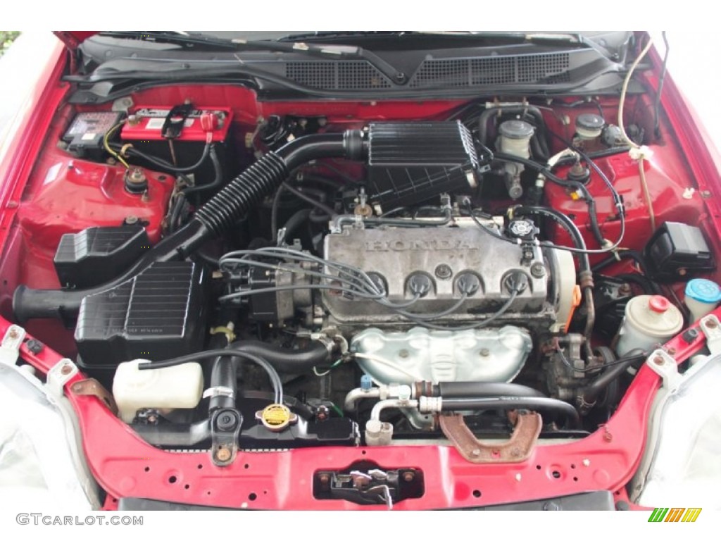 1999 Honda Civic DX Coupe 1.6 Liter SOHC 16V VTEC 4 Cylinder Engine Photo #80585334