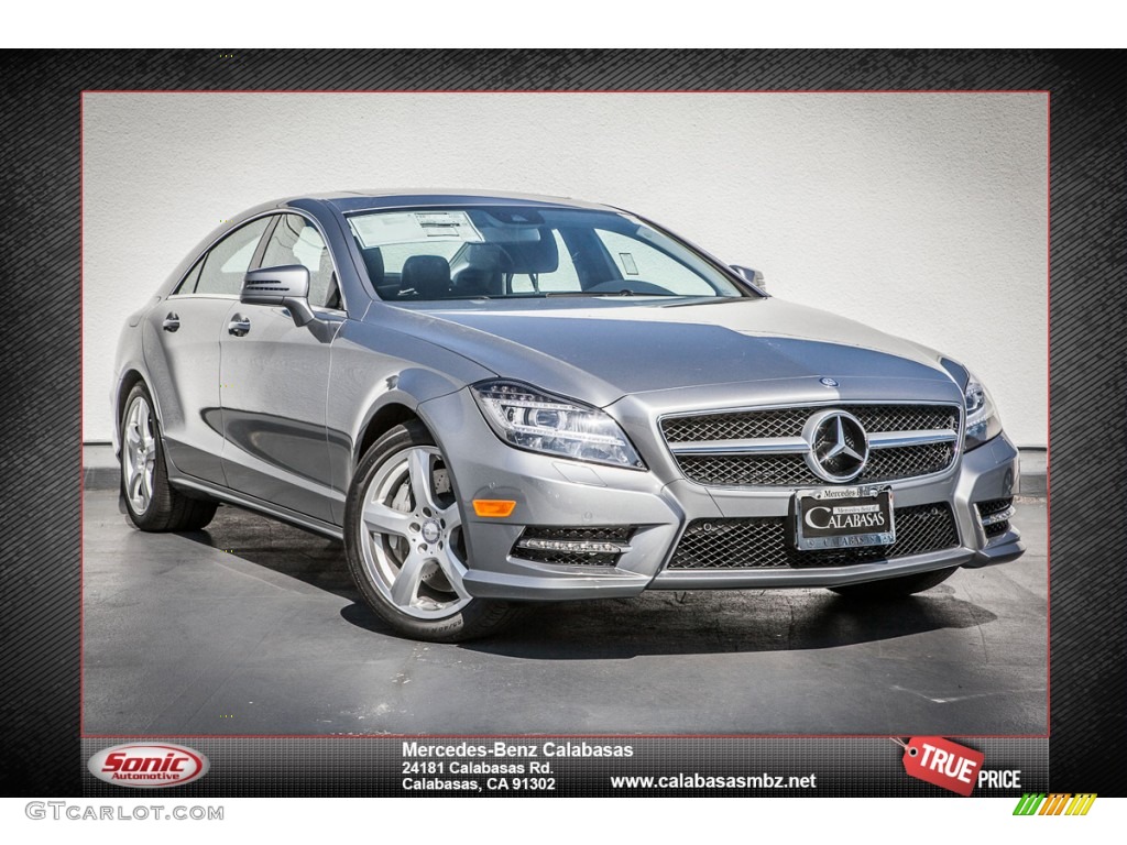 2014 CLS 550 Coupe - Palladium Silver Metallic / Black photo #1