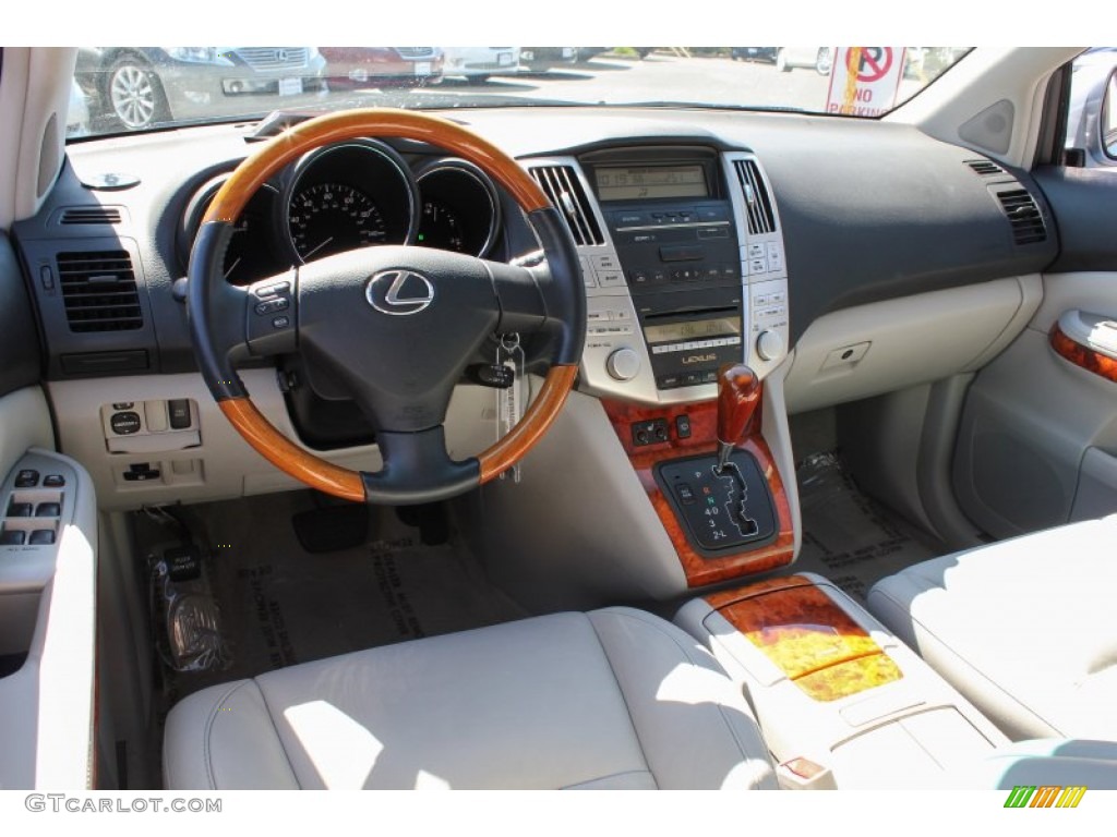 2007 Lexus RX 350 AWD Light Gray Dashboard Photo #80586457