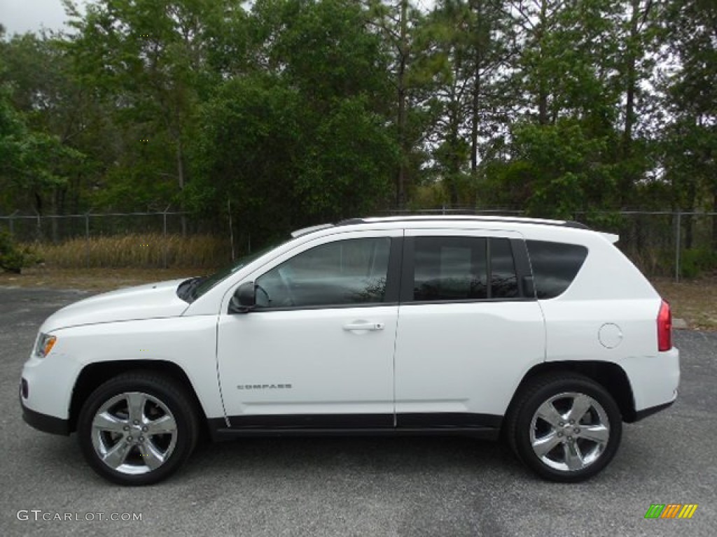 Bright White 2012 Jeep Compass Limited Exterior Photo #80587573