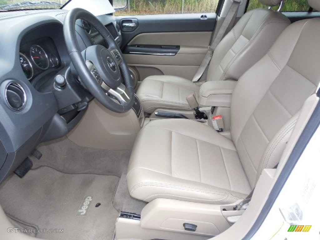 Dark Slate Gray/Light Pebble Beige Interior 2012 Jeep Compass Limited Photo #80587605