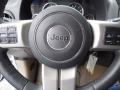 Dark Slate Gray/Light Pebble Beige 2012 Jeep Compass Limited Steering Wheel