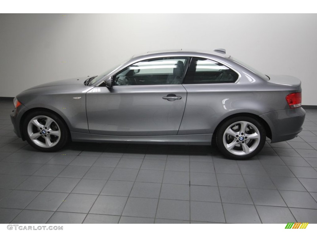 Space Gray Metallic 2011 BMW 1 Series 128i Coupe Exterior Photo #80588332