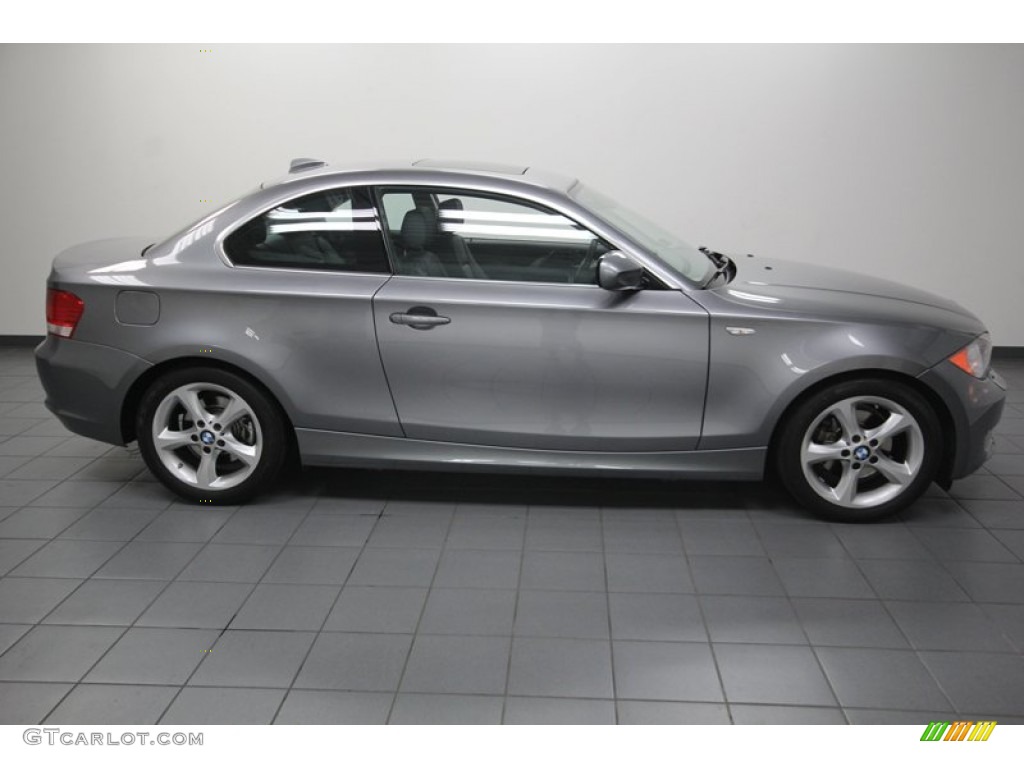 Space Gray Metallic 2011 BMW 1 Series 128i Coupe Exterior Photo #80588422