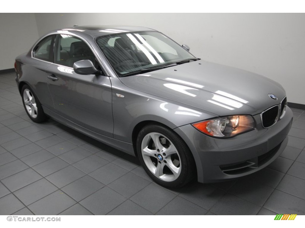 Space Gray Metallic 2011 BMW 1 Series 128i Coupe Exterior Photo #80588439