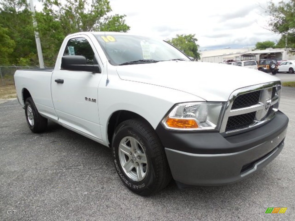 Stone White 2010 Dodge Ram 1500 ST Regular Cab Exterior Photo #80588816