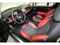 Rooster Red/Carbon Black Front Seat Photo for 2011 Mini Cooper #80589111