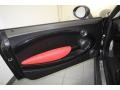 Rooster Red/Carbon Black Door Panel Photo for 2011 Mini Cooper #80589142