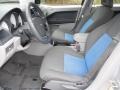 2007 Dodge Caliber Pastel Slate Gray/Blue Interior Front Seat Photo