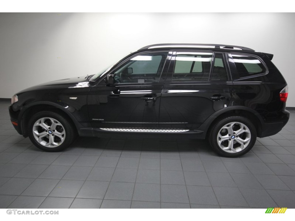 Jet Black 2009 BMW X3 xDrive30i Exterior Photo #80590003