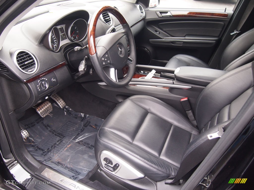 Black Interior 2007 Mercedes-Benz ML 63 AMG 4Matic Photo #80590192