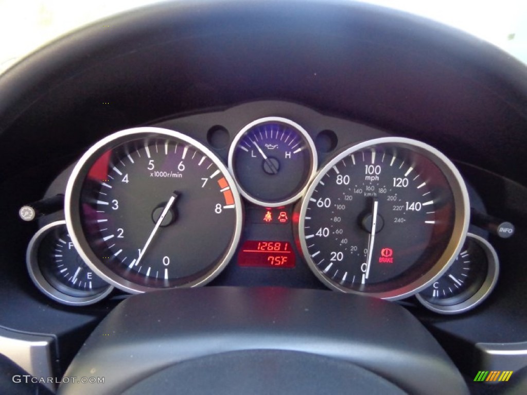 2010 Mazda MX-5 Miata Grand Touring Hard Top Roadster Gauges Photo #80590492