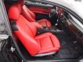 Coral Red/Black Dakota Leather Interior Photo for 2011 BMW 3 Series #80590801