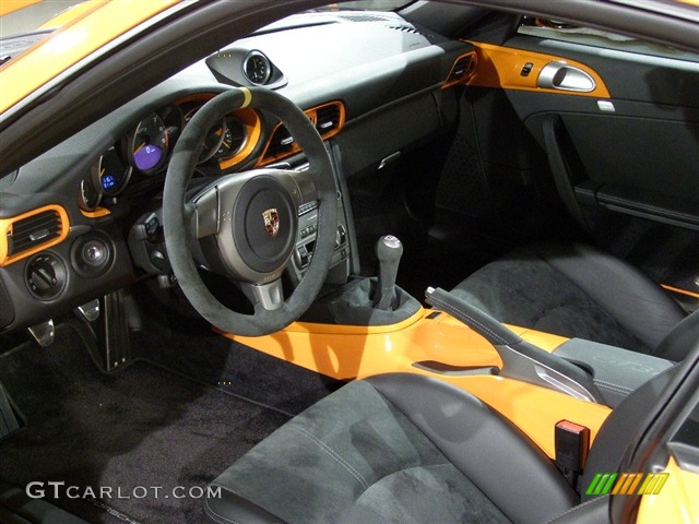 2007 911 GT3 RS - Orange/Black / Black photo #6