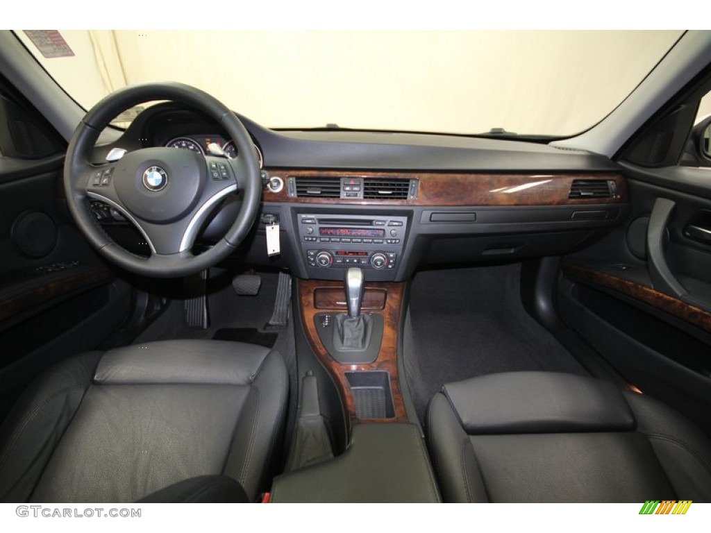 2008 BMW 3 Series 335i Sedan Black Dashboard Photo #80591308