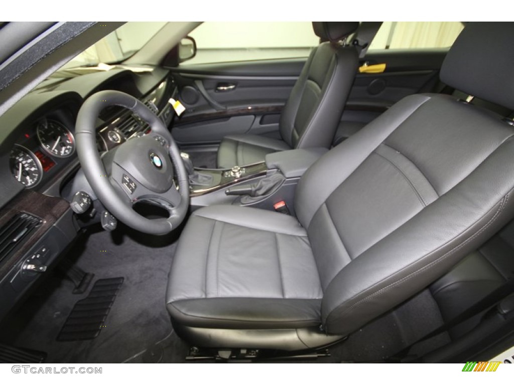 2012 3 Series 328i Coupe - Mineral White Metallic / Black photo #3