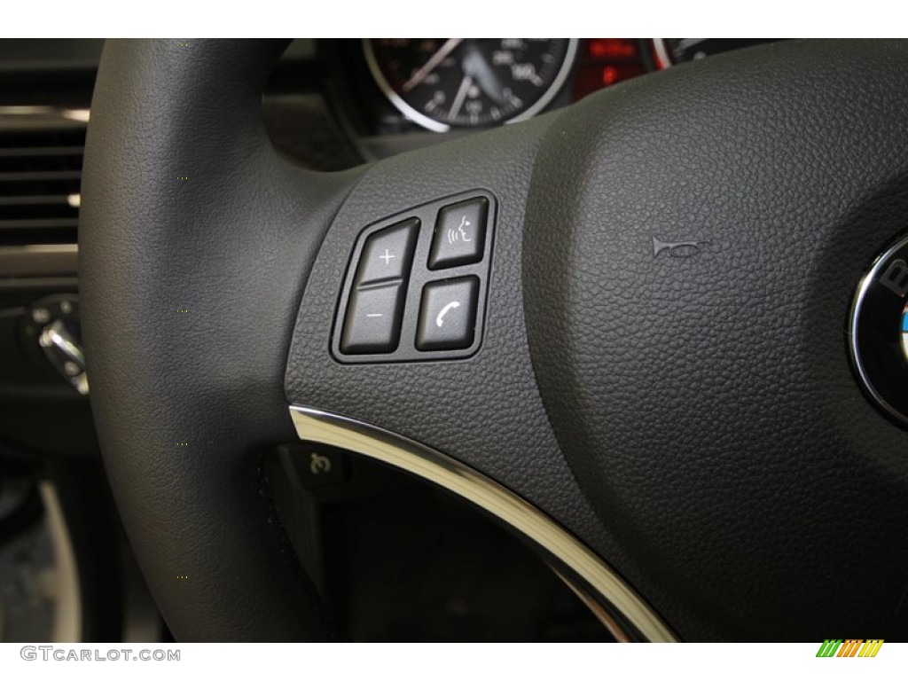 2012 3 Series 328i Coupe - Mineral White Metallic / Black photo #23