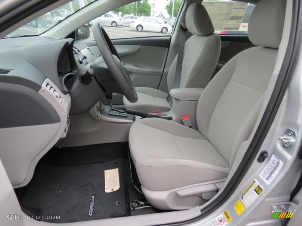 2013 Corolla L - Classic Silver Metallic / Ash photo #8