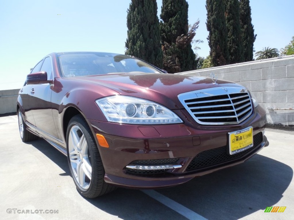 2013 S 550 Sedan - Barolo Red Metallic / Cashmere/Savanna photo #1