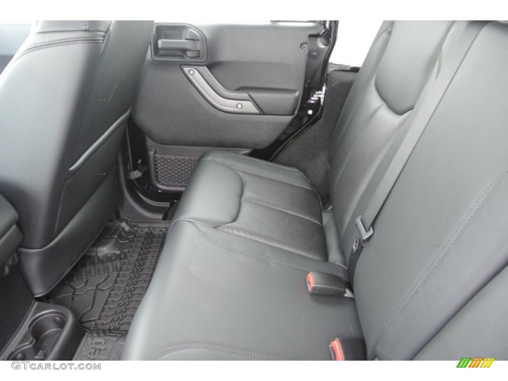 Black Interior 2013 Jeep Wrangler Unlimited Moab Edition 4x4 Photo #80595579