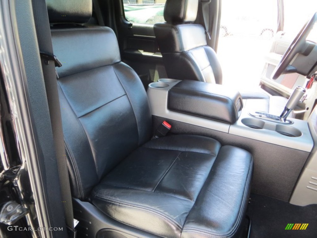 2006 F150 Lariat SuperCrew - Black / Black photo #23