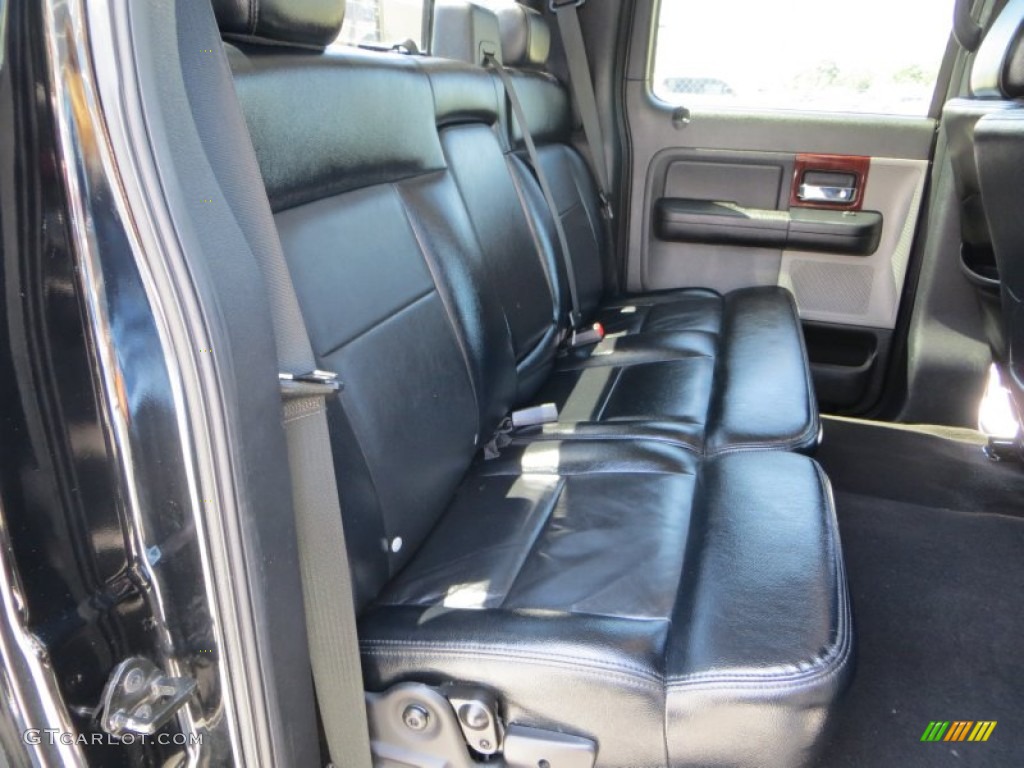 2006 F150 Lariat SuperCrew - Black / Black photo #25