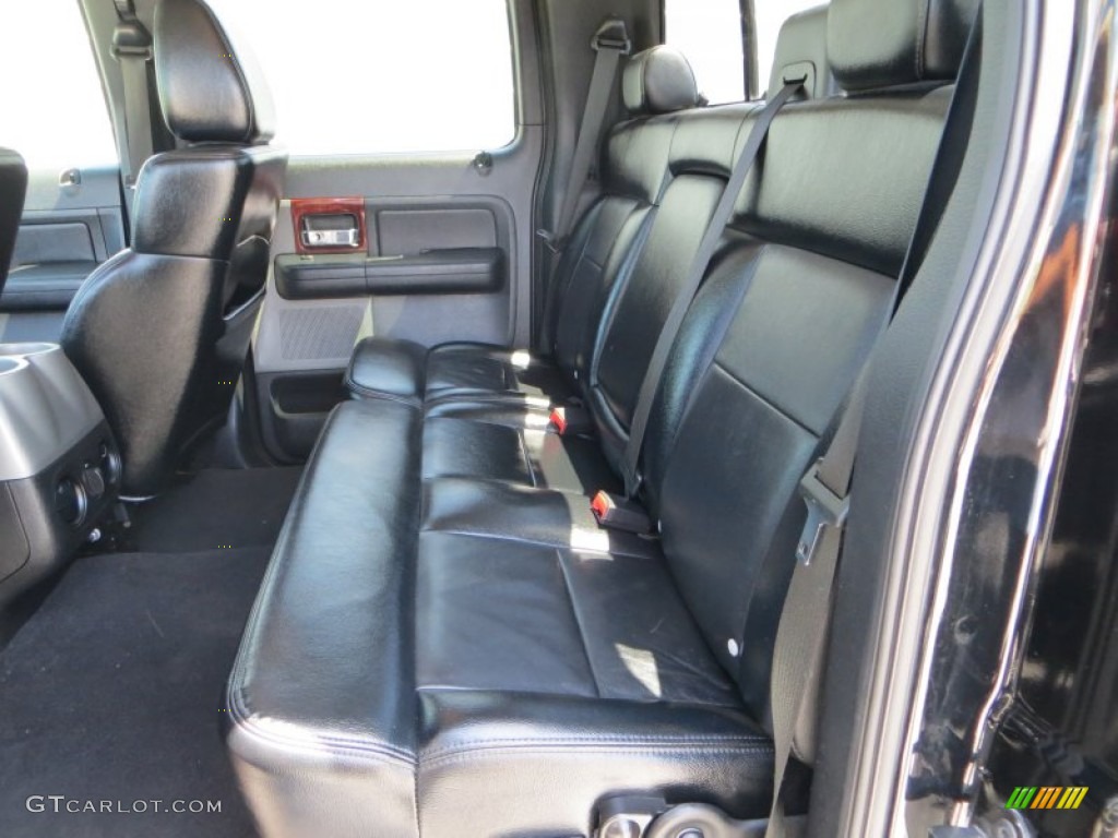 2006 F150 Lariat SuperCrew - Black / Black photo #28