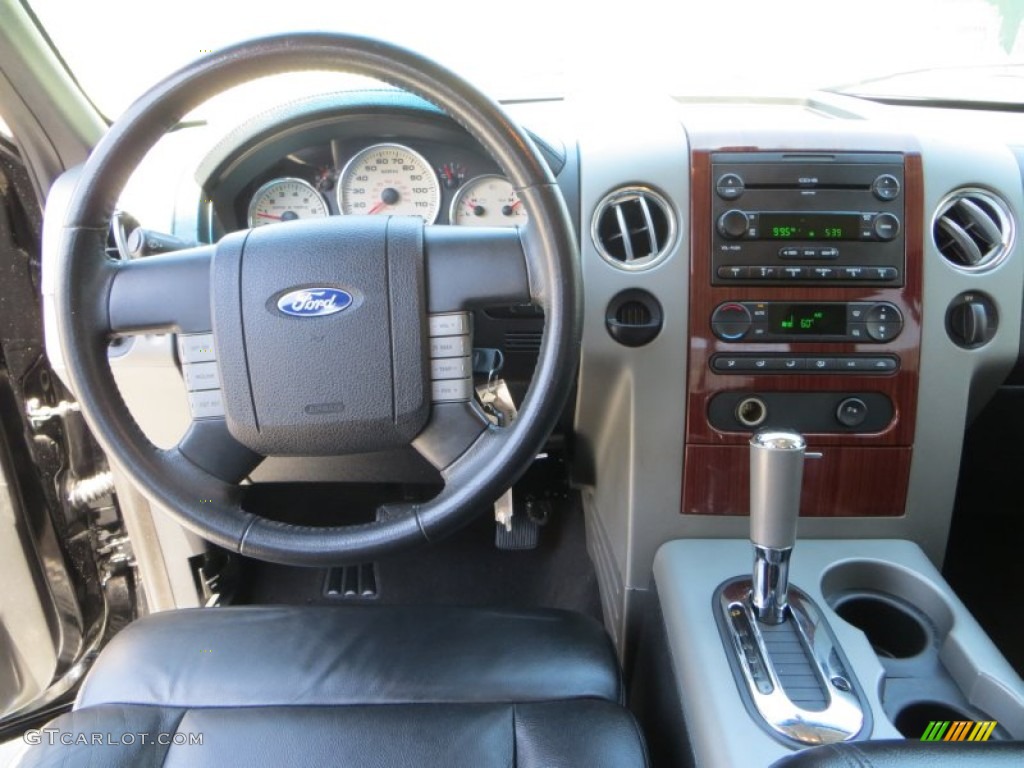 2006 F150 Lariat SuperCrew - Black / Black photo #33