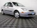 2002 CD Silver Metallic Ford Focus LX Sedan  photo #1