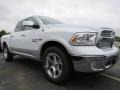 2013 Bright White Ram 1500 Laramie Crew Cab  photo #4