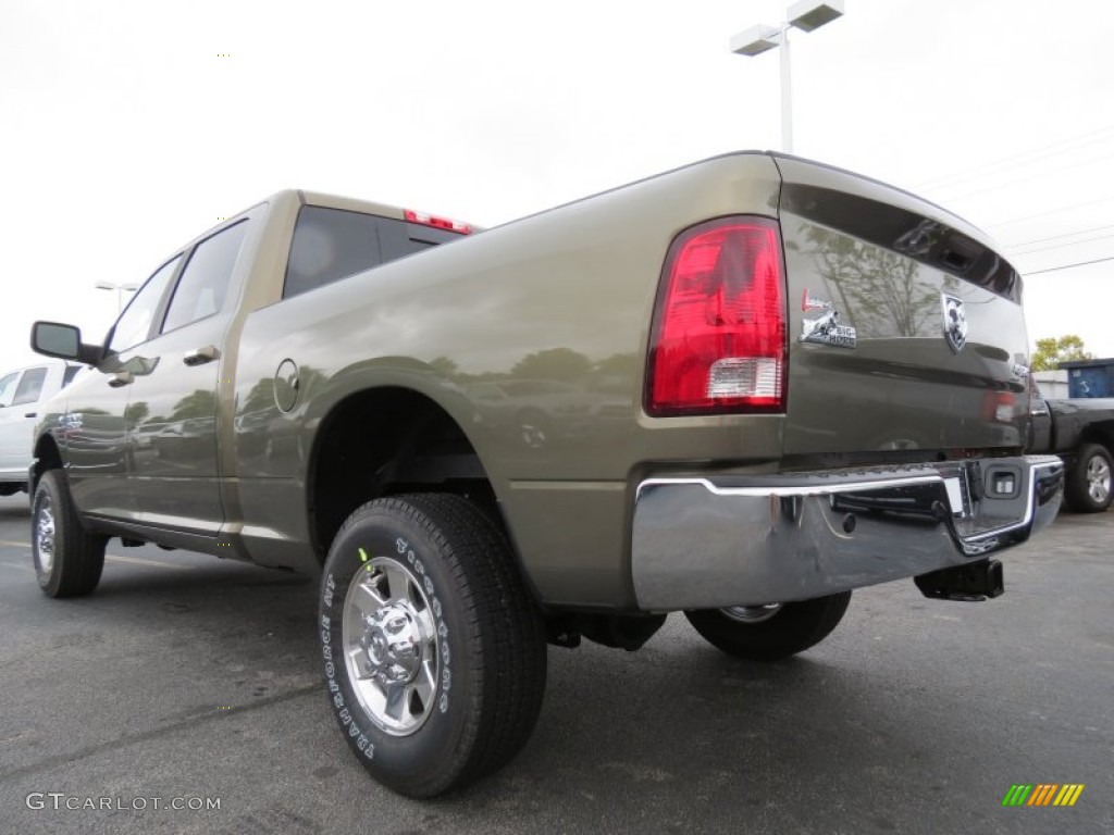 2013 2500 Big Horn Crew Cab 4x4 - Prairie Pearl / Black/Diesel Gray photo #2