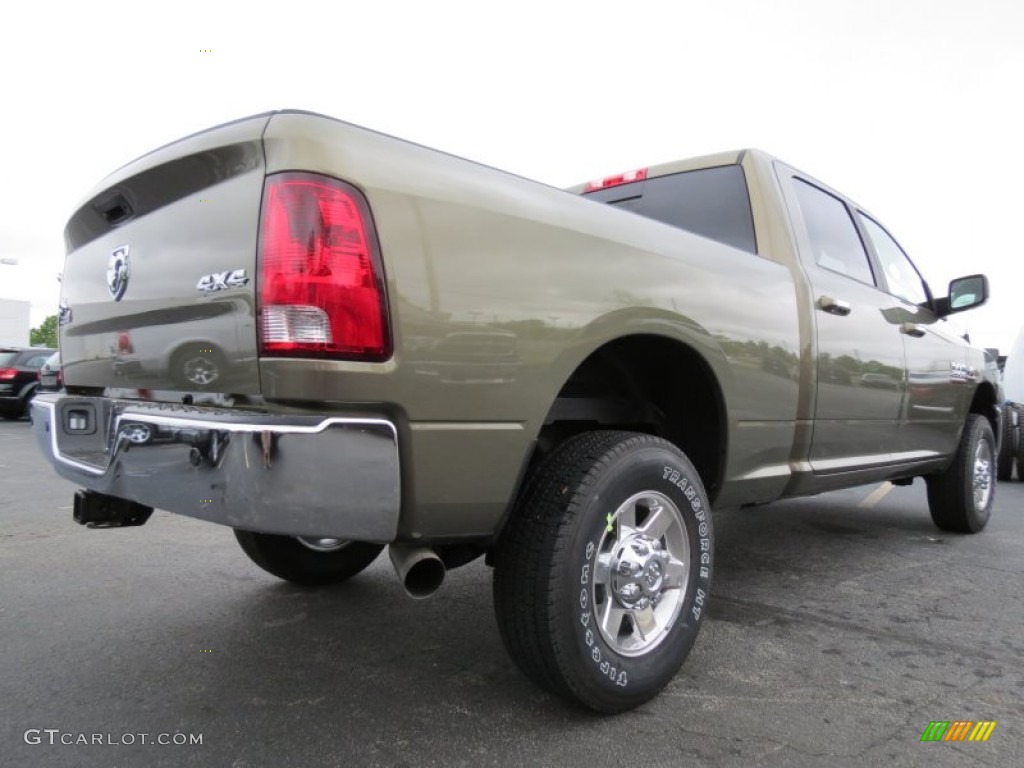2013 2500 Big Horn Crew Cab 4x4 - Prairie Pearl / Black/Diesel Gray photo #3