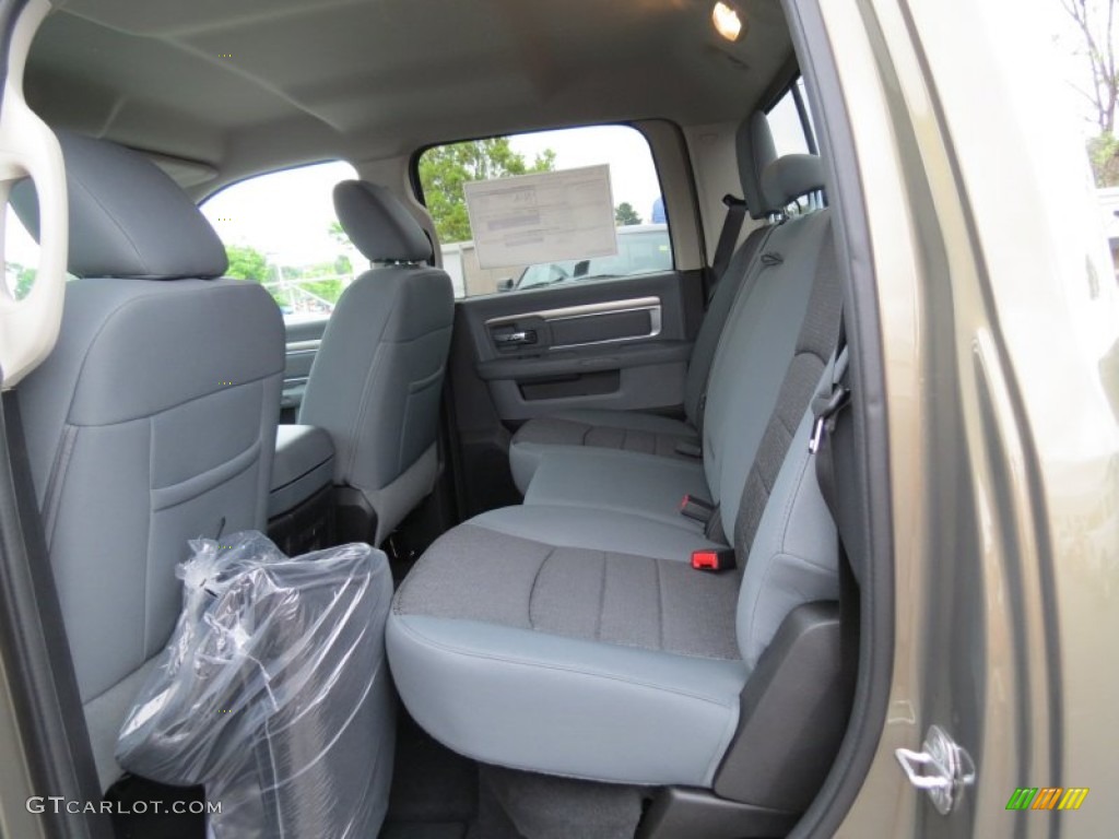 2013 2500 Big Horn Crew Cab 4x4 - Prairie Pearl / Black/Diesel Gray photo #8