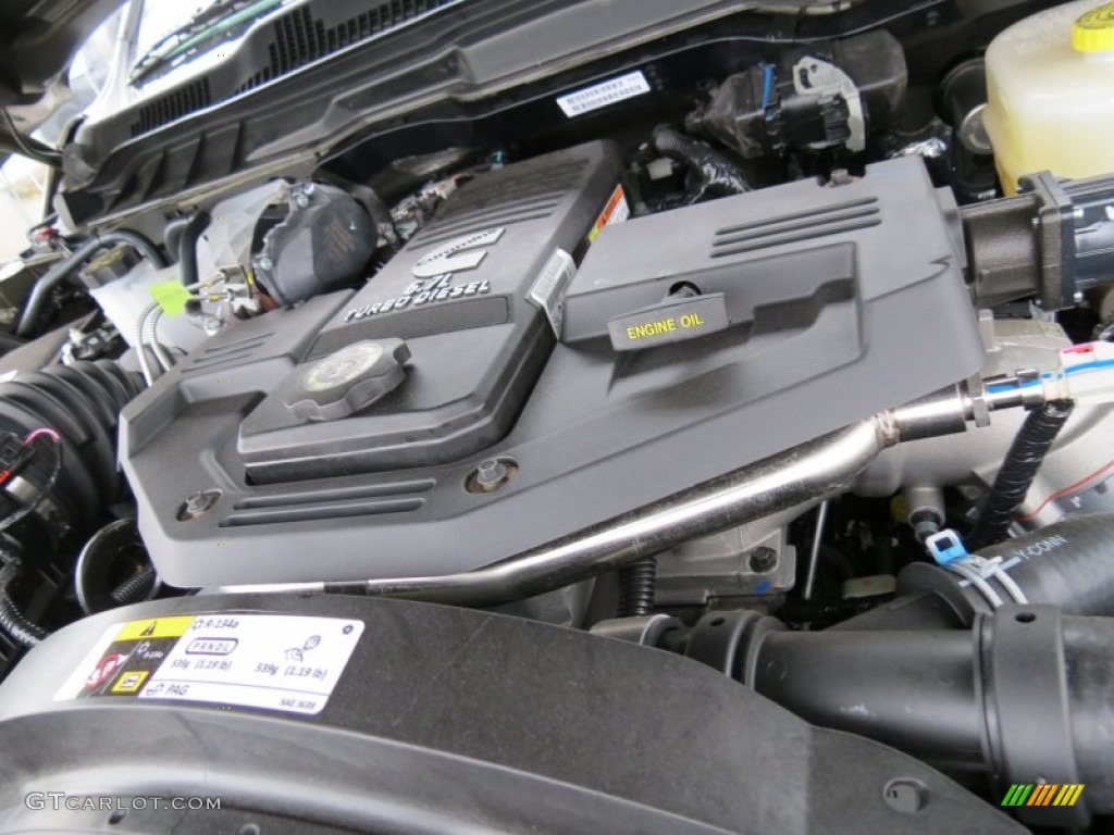 2013 2500 Big Horn Crew Cab 4x4 - Prairie Pearl / Black/Diesel Gray photo #10