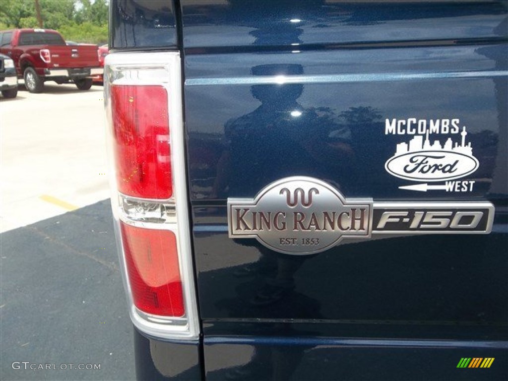 2013 F150 King Ranch SuperCrew 4x4 - Blue Jeans Metallic / King Ranch Chaparral Leather photo #7