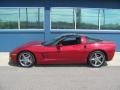 Crystal Red Metallic 2008 Chevrolet Corvette Coupe Exterior