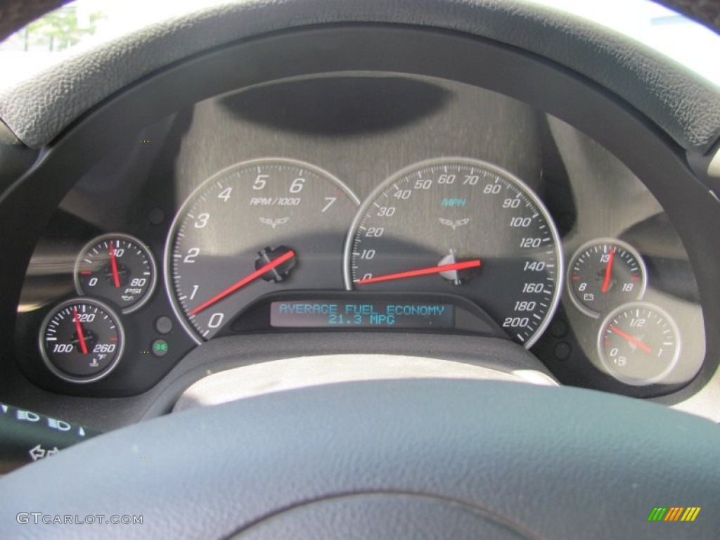 2008 Chevrolet Corvette Coupe Gauges Photo #80597899