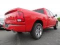 Flame Red - 1500 Express Quad Cab Photo No. 3