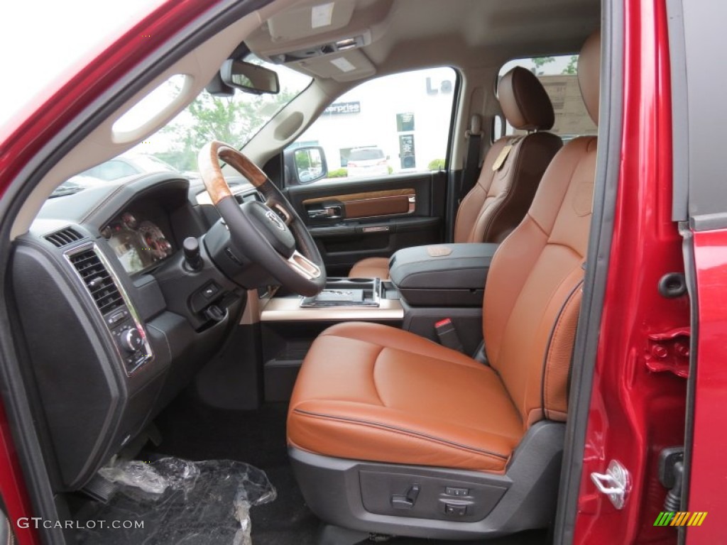 Longhorn Black/Cattle Tan Interior 2013 Ram 1500 Laramie Longhorn Crew Cab Photo #80598591