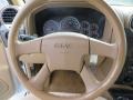 Light Oak 2003 GMC Envoy SLE Steering Wheel