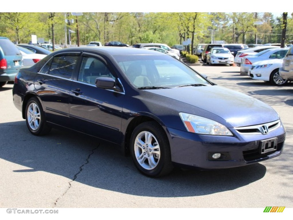 2006 Accord EX Sedan - Royal Blue Pearl / Gray photo #3