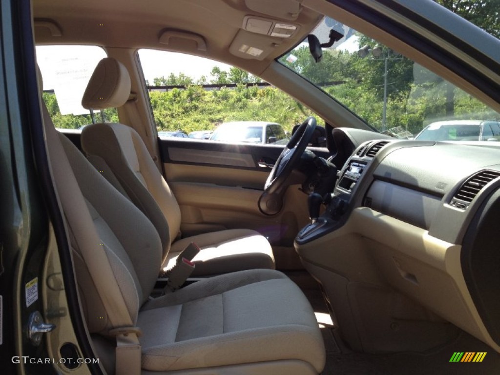 2009 CR-V LX 4WD - Green Tea Metallic / Ivory photo #15