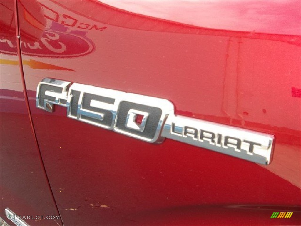 2013 F150 Lariat SuperCrew - Ruby Red Metallic / Adobe photo #11