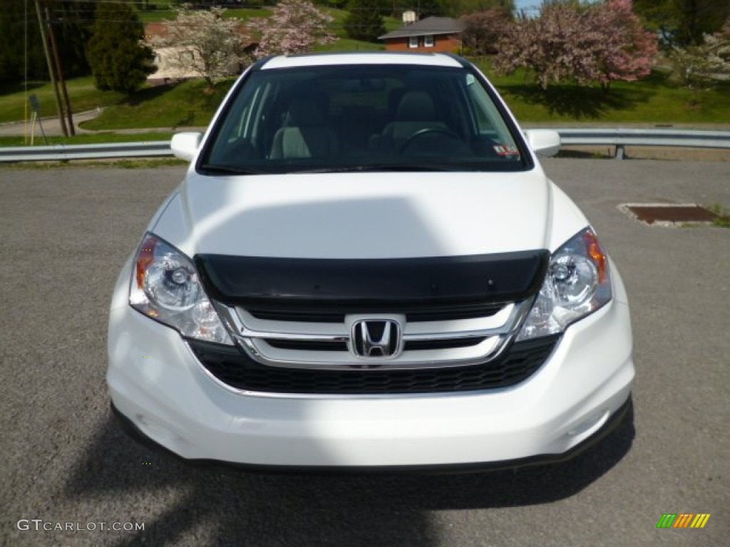 2011 CR-V EX-L 4WD - Taffeta White / Gray photo #2