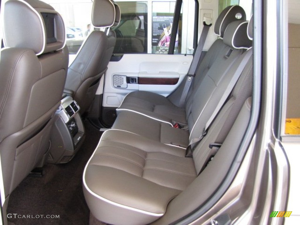 2010 Land Rover Range Rover Supercharged Rear Seat Photo #80600846