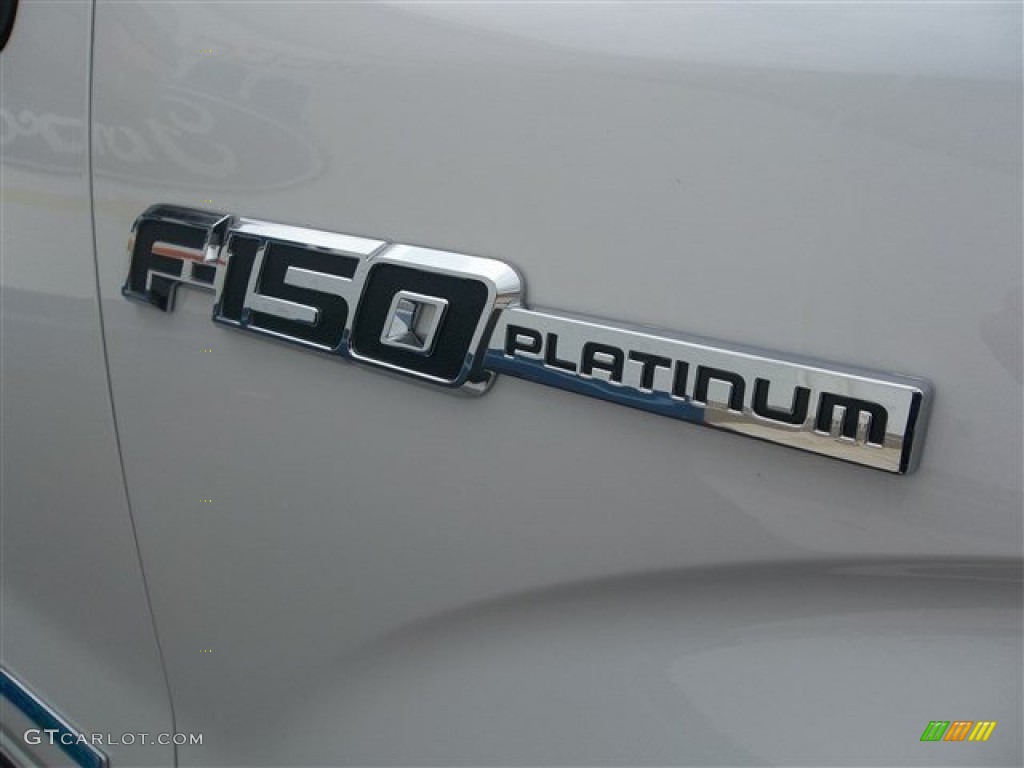 2013 F150 Platinum SuperCrew 4x4 - White Platinum Metallic Tri-Coat / Platinum Unique Pecan Leather photo #13