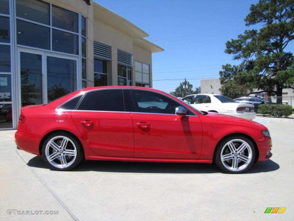 Brilliant Red 2010 Audi S4 3.0 quattro Sedan Exterior Photo #80602229