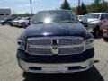 2013 True Blue Pearl Ram 1500 Laramie Quad Cab 4x4  photo #3